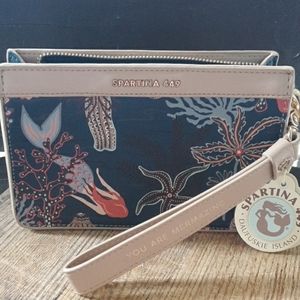 NEW Spartina mermaid wristlet